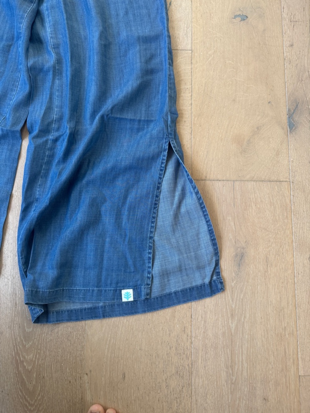 Coolibar Chambray Wide Leg Pants - UPF 50+ Sun Protection - Picture 3 of 4